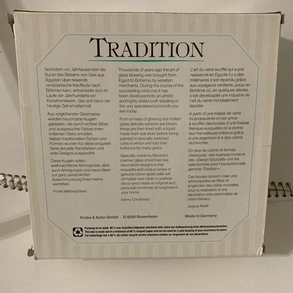 Vintage Hand Blown German Raspberry Pink Pinecone Christmas Ornaments-Set of 4 - Picture 2 of 2